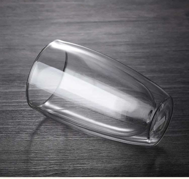 Heat-resistant Double Wall Glass Cup Water Espresso Coffee Cup Set Handmade Beer Mug Tea glass Water Milk Glass Drinkware