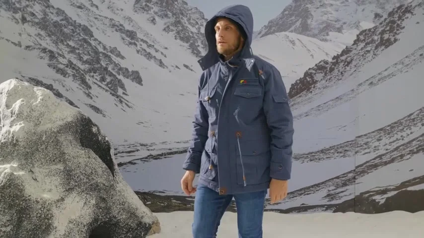 MAGCOMSEN Giacca invernale in pile da uomo per outdoor, giacca cargo aviatore militare, parka invernale antivento, giacca casual con colletto alla coreana, giacche calde imbottite con 5 tasche, verde
