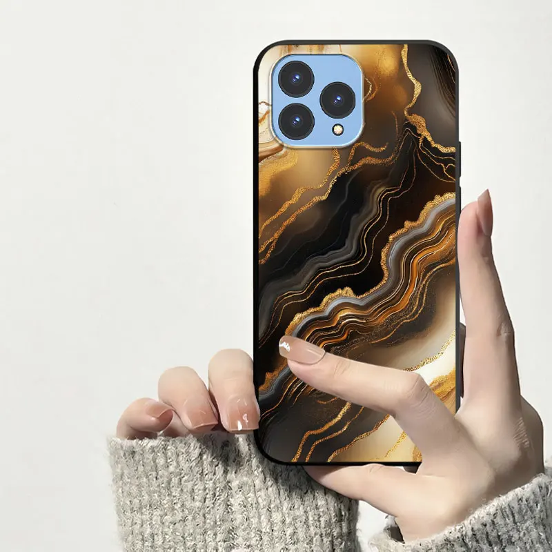 Cool Cartoon Shockproof Soft Silicone Phone Case with Floral Design