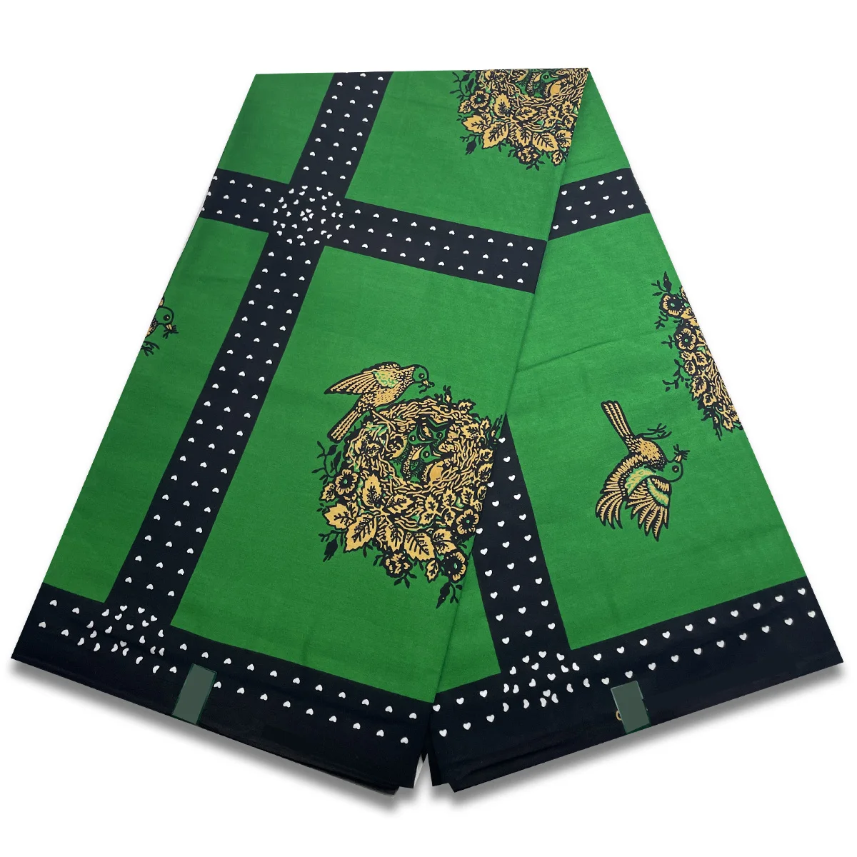 2024 Latest High Quality 100% Cotton Fabric African Ankara Veritable Wax Fabric Ghana Nigeria African Wax 6 Yards For Wedding 5