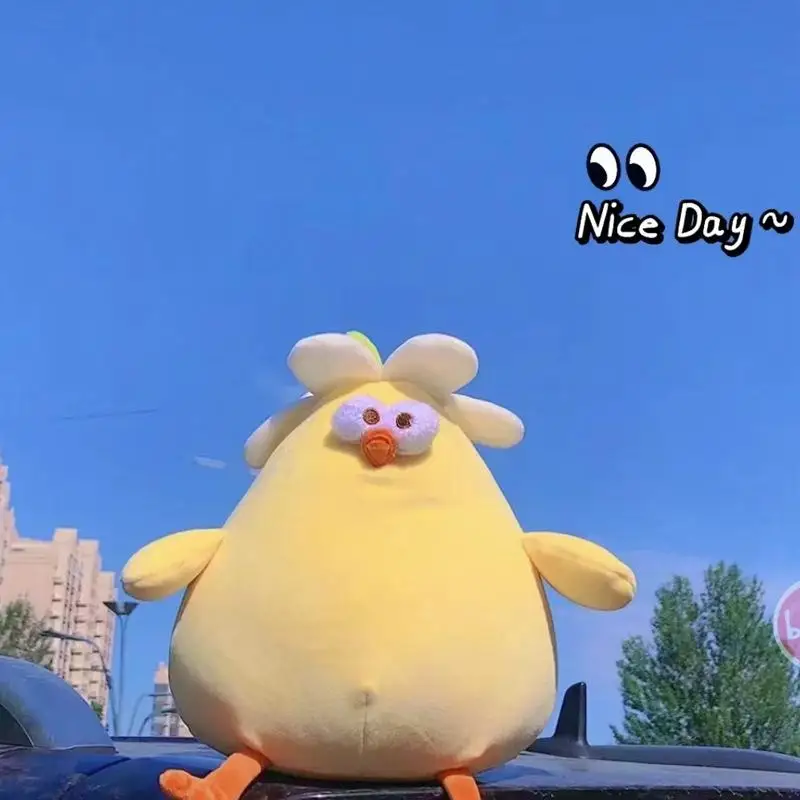 30Cm Miniso Sanrio Dundn Chicken Plush Pillow Stuffed Toys Sleeping Pillow Doll Plush Doll Cushion Festival Birthday Gift 6