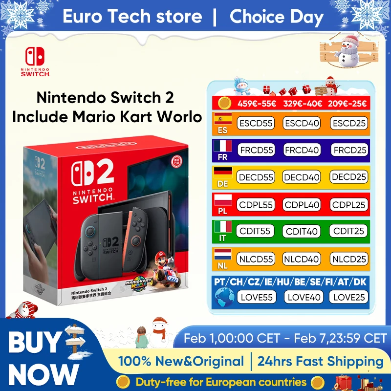 Nintendo Switch 2 z EU za $446.94 / ~1618zł