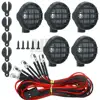 4/5/6pcs/set Led Spotlight Roof Light Lampshade For 1/10 Rc Crawler Car Axial Scx10 Ii Yikong Arrma Rc Car Parts 1