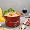 Electric Hot Pot 2.5L Household Multifunctional Student Dormitory Split Removable and Washable Small Electric Cooking Pot 5