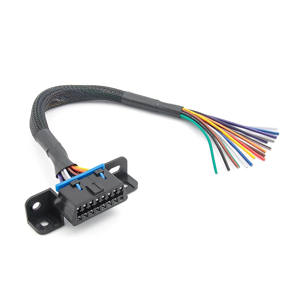 10/30cm DIY 16pin J1962 OBD2 Extension Cable Male to Female Automotive Car Diagnostic auto Tool OBD 2 Connector