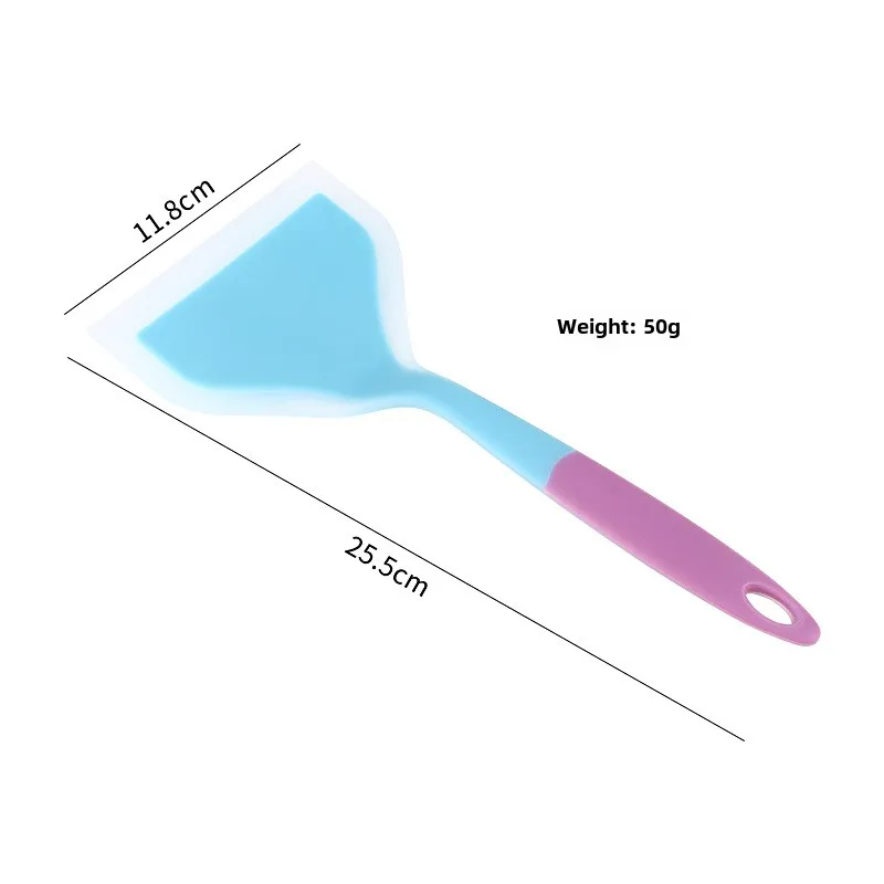 Deluxe Non-Stick Silicone Frying Spatula with Wide Surface