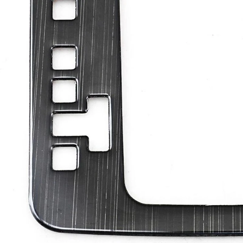 Stainless Steel Car Gear Shift Panel Cover Replacements Interior Mouldings For Skoda Octavia/RS 2015-2019 Auto Sticker - 4
