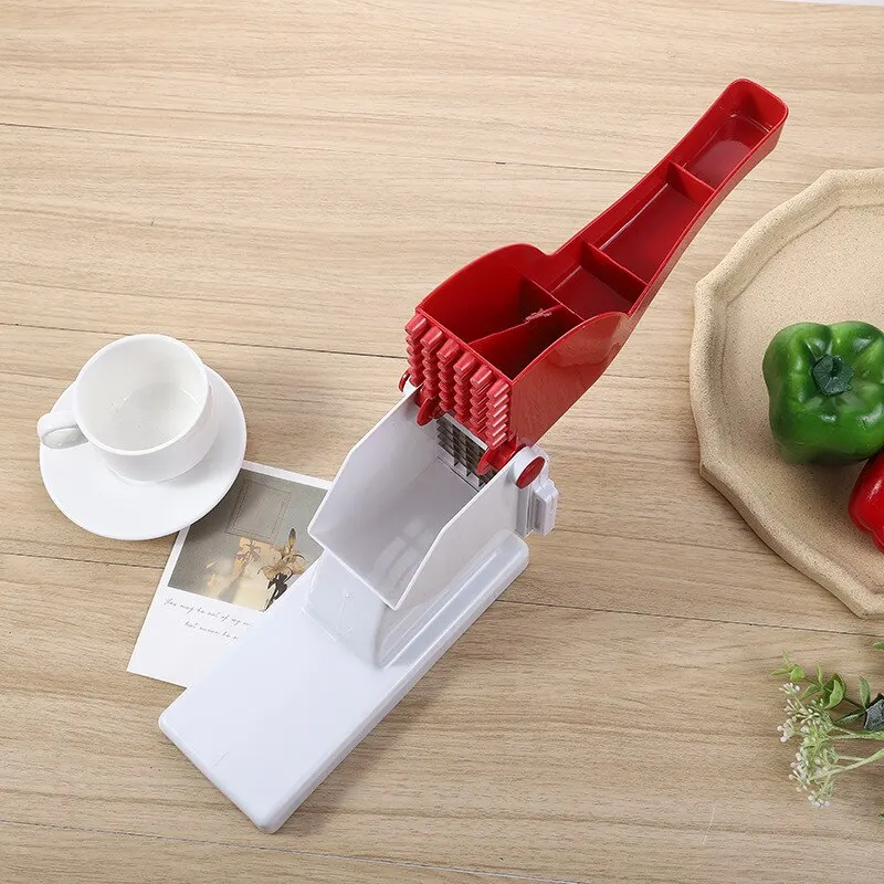 French Fries Machine Maker Multifunctional Vegetable Cutter Potato Cucumber Radish Stainless Steel Slitter Home 1pc