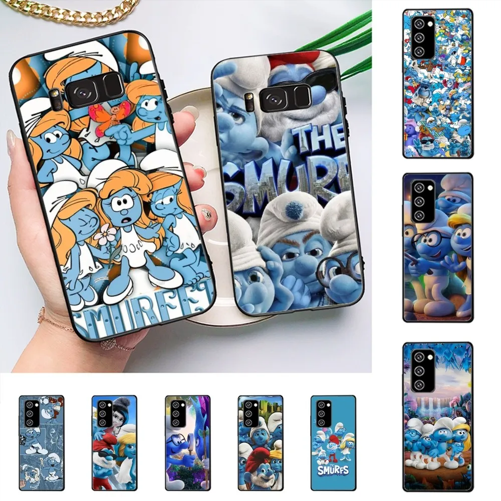 Cartoon The S-Smurfs Anime Movie Phone Case Per Samsung J 7 Plus 7Core J7 Neo J6 Plus Prime J6 J4 J5 Mobile Cover