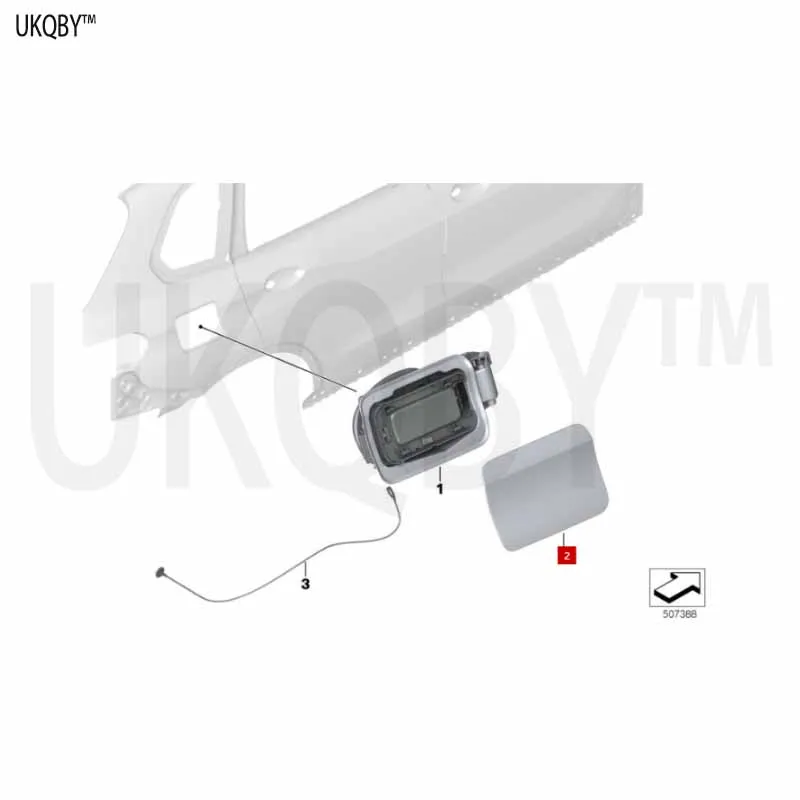BM W X5 G05 [X5 M50iX] refueling flap 51917441609