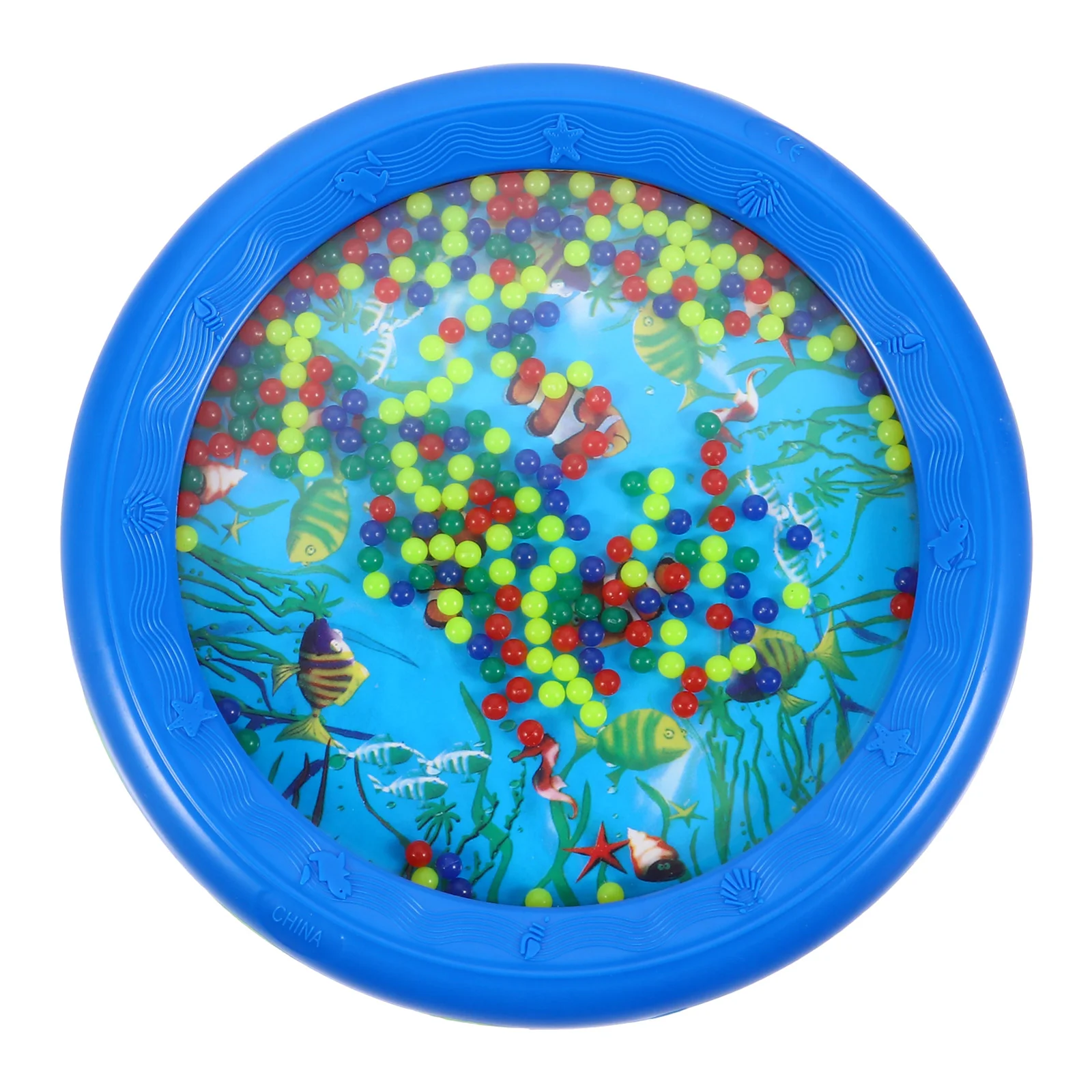 

Surf Drum Educational Plaything Baby Ocean Beads Music Musical Shaker