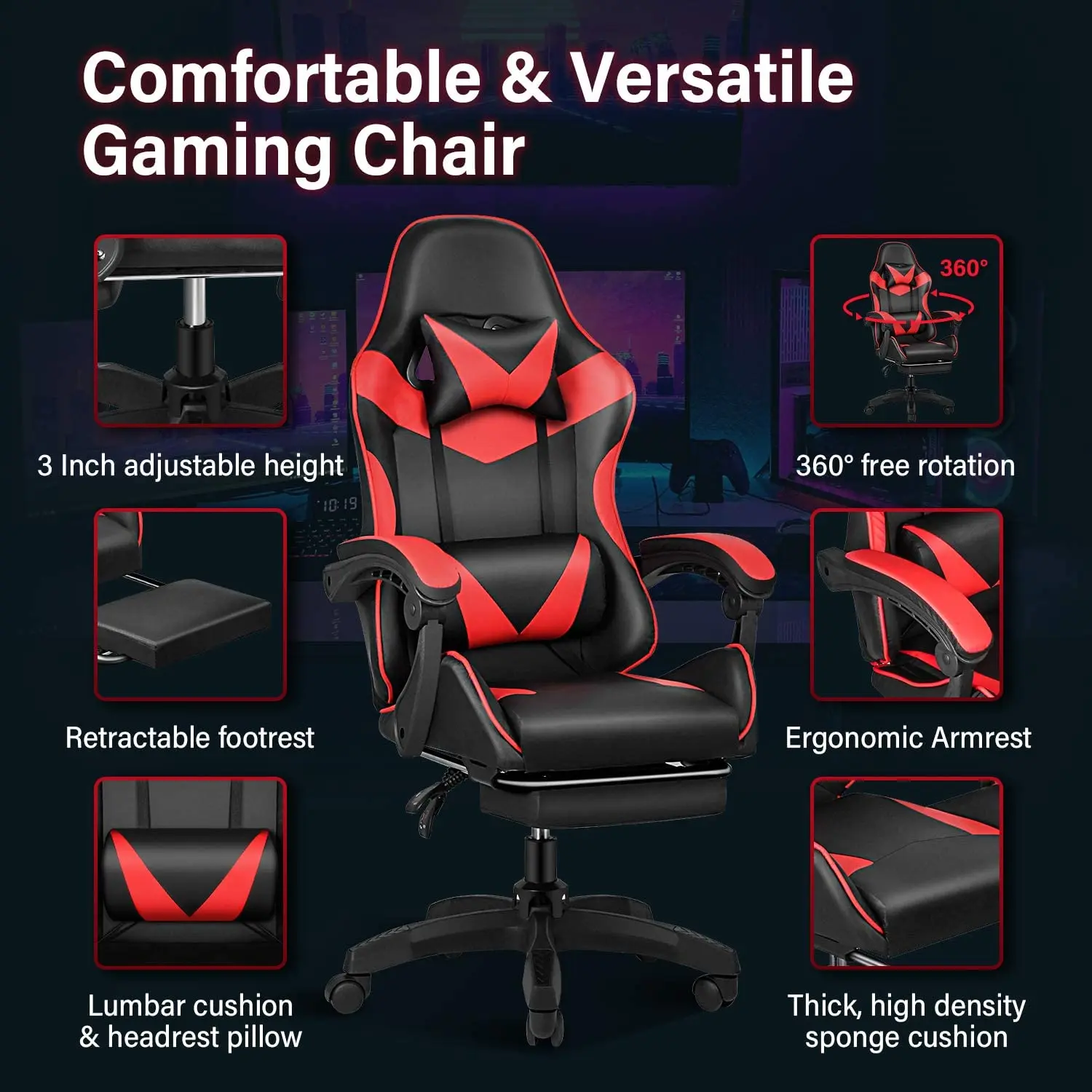 Comfortable Pillows for Gaming Chairs & Office Workers