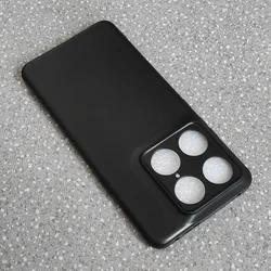 Premium Black Matte Silicone Case - Soft Slim TPU Bumper Cover for Motorola Signature (Black)