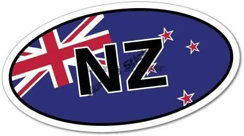 Sticker Oval Flag Vinyl Country Code Australia Queensland - Foto 8