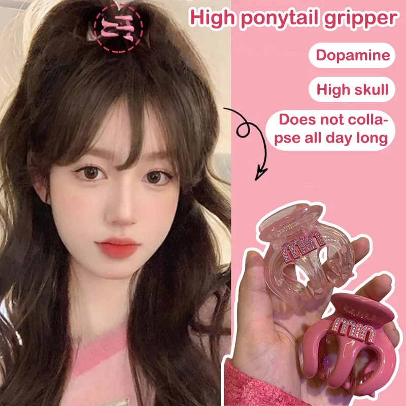 Small Claw Clip Headdress Ponytail Sweet Hair Clips Girls Bangs Clip Hair Claw Hair Accessories Headwear
