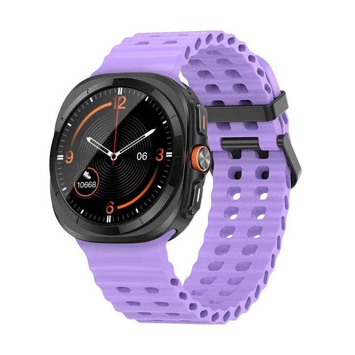 Silicone Breathable Marine Strap Wristband Bracelet