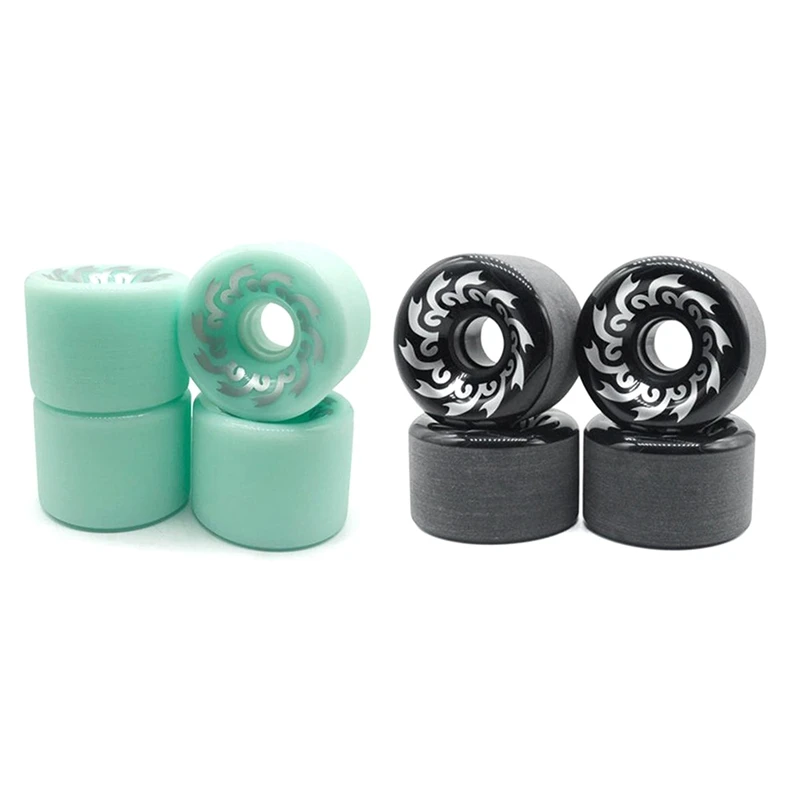 

4Pcs Skateboard Accessories Double Warping 70X51mm 82A Sliding Plate Grinding Wheel Long Board Wheels