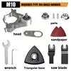 Multifunctional Electric Renovator Power Tools Angle Grinder M10 Modified Accessories Battery Renovator Multi Cutter Tools 2