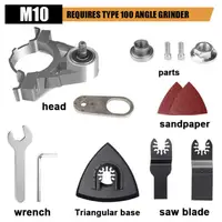 Multifunctional Electric Renovator Power Tools Angle Grinder M10 Modified Accessories Battery Renovator Multi Cutter Tools 2