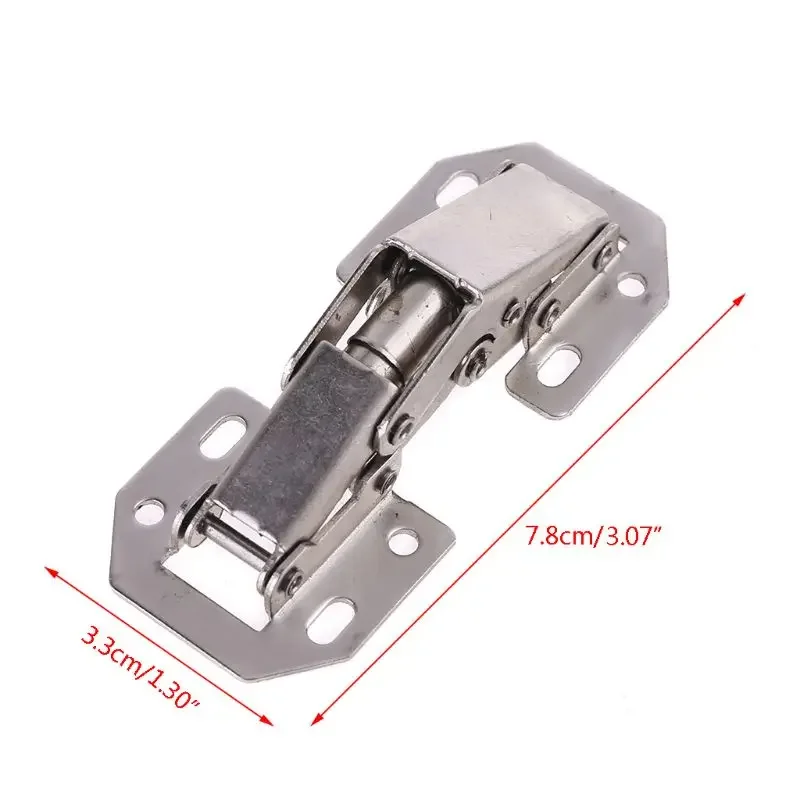 90 Degree Foldable Cabinet Door Hinge Hydraulic Soft Closing Hinge No-Drilling Furniture Door Accessories
