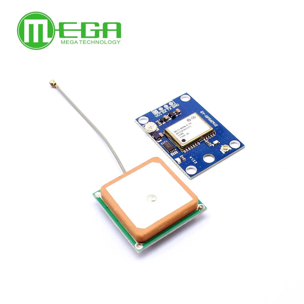 Module GPS NEO-8M GY-NEO8MV2 installé sur un drone avec antenne