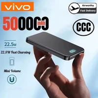 VIVO 3C Certification 50000mAh Powerbank Magnetic Wireless Power Bank PD22.5W Fast Charging External Battery For iPhone Samsung