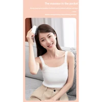 EMS Micro Electric Import Hair Care Comb, Multi-function Meridian Massage Comb, USB Rechargeable Hair Massage Brush 3