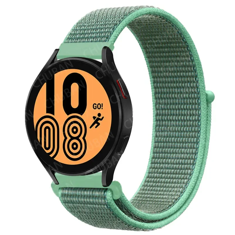 Nylon Loop Sport Watch Band Bracelet, 20mm/22mm Adjustable Strap