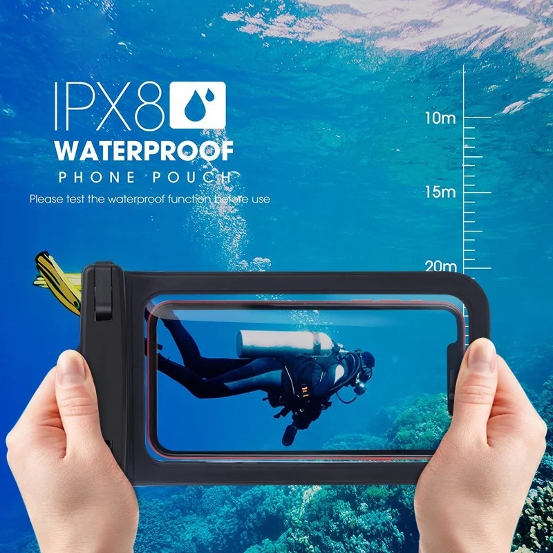 Waterproof Touch Screen Phone Case - Lightweight, Sealed, and Portable