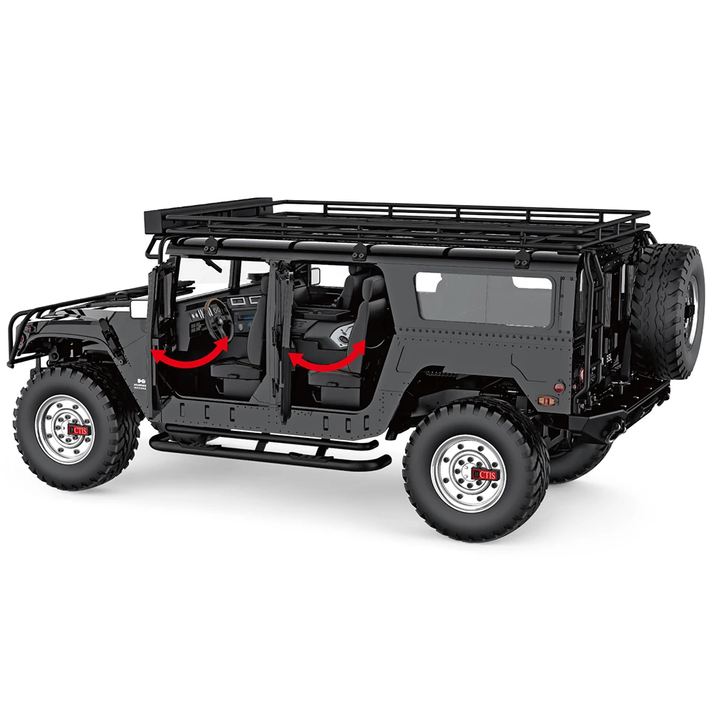 HUMMERラジコン JTY Toys 1:10 Hummer RC Car 4X4 30km/h Alloy Drive System