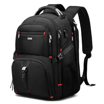 50L Man Travel Backpack Large Capacity Men and Women Business Trip Backpacks 15.6/17 Inch Laptop Bag Student School Backpack 1