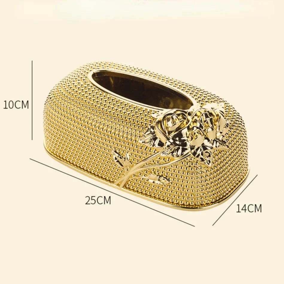 Creative Desktop Kitchen Paper Box European Style Acrylic Tissue Box Fashion KTV Hotel Tissue Box Bar Napkin Box