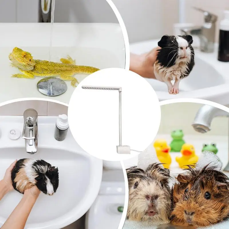 Bearded Dragon Bath Supplies Bath Supplies Shower Head Bearded Dragon Accessories Pet Electric 360 Rotation Showerhead