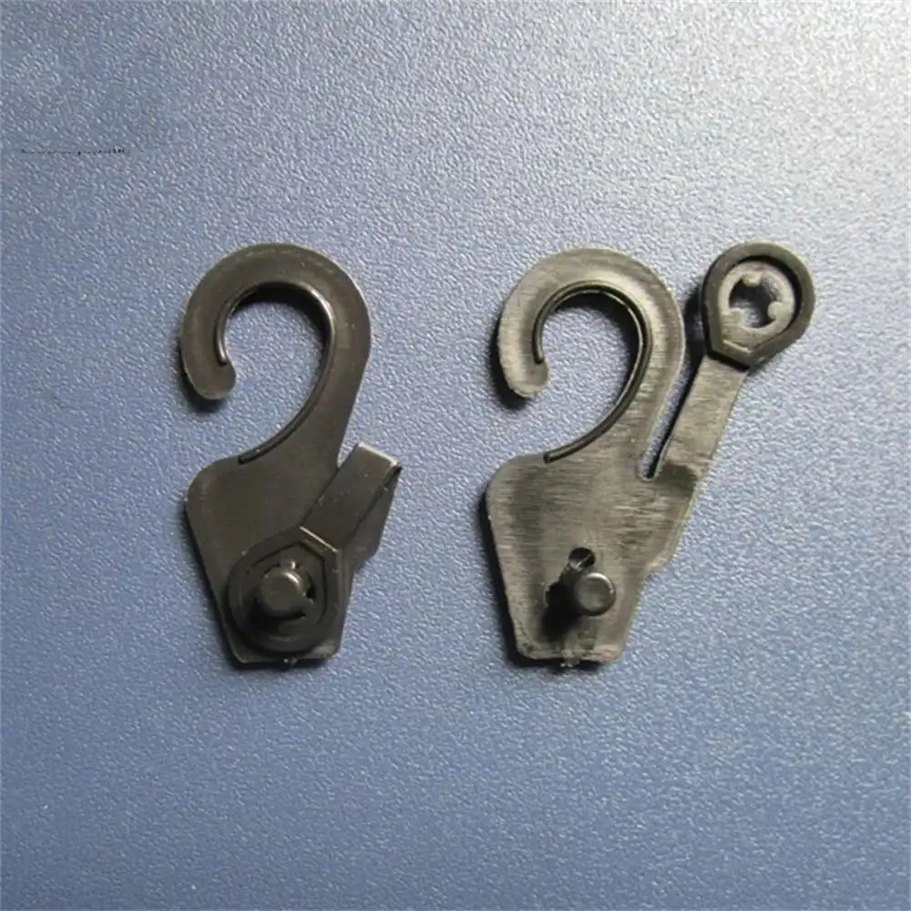 Plastic Snap Clip Hooks, Shirt Underwear Socks Hanger Bag Package Fabric Header J-hook Clothes Loop Lock Display Hangers 4