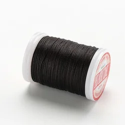 Premium Waxed Thread for Leather Crafting and DIY Projects (6 - Dark Brown)