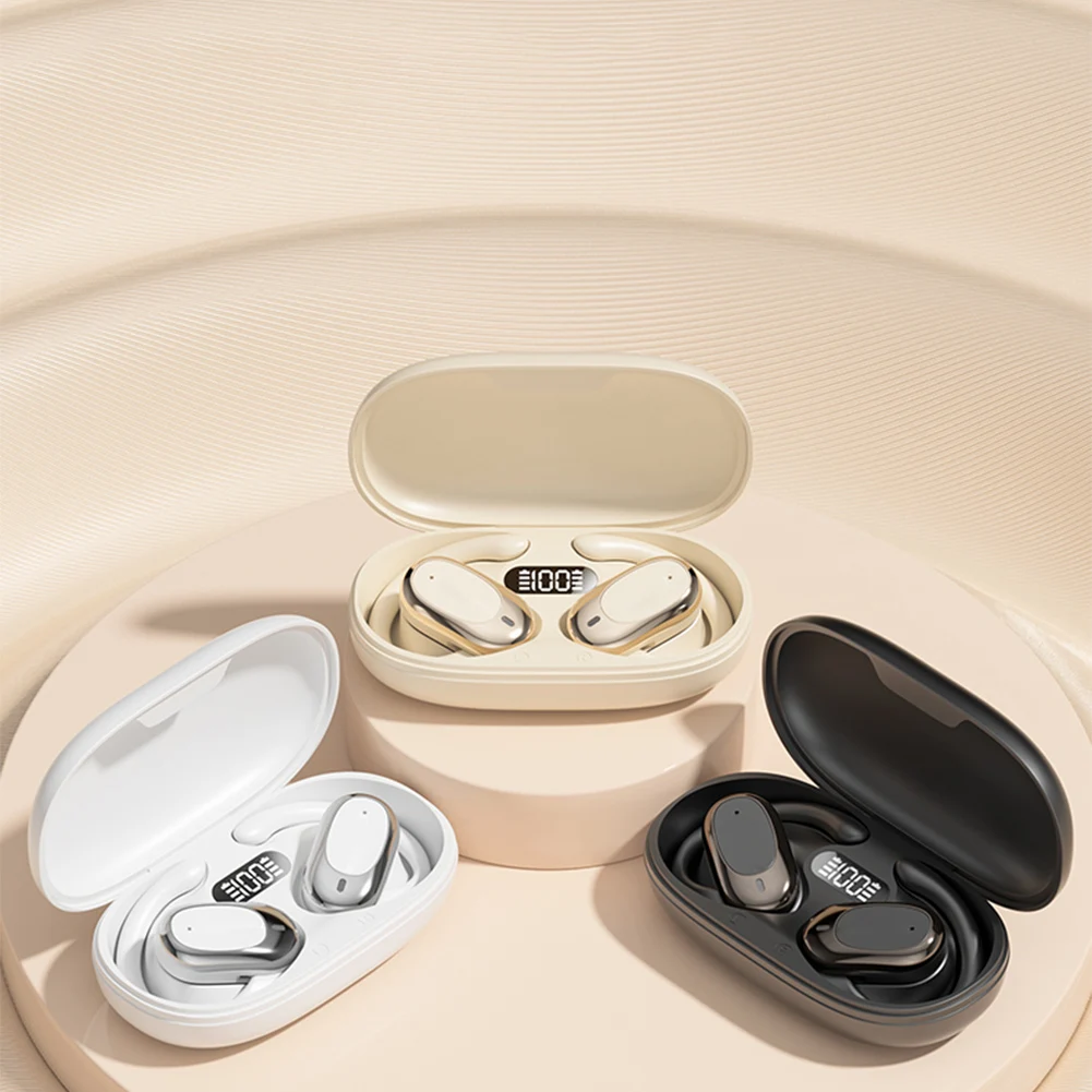 Wireless BT Language Translator Earbuds 144 languages BT 5.4 Ai Translating Earbuds Headphones LED Mirror Power Display for IOS