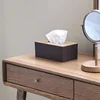 Tissue Box Napkin Holder Case Paper Box Container Bamboo Cover Solid Wood Hotel Storage Box Home Table Decoration 3