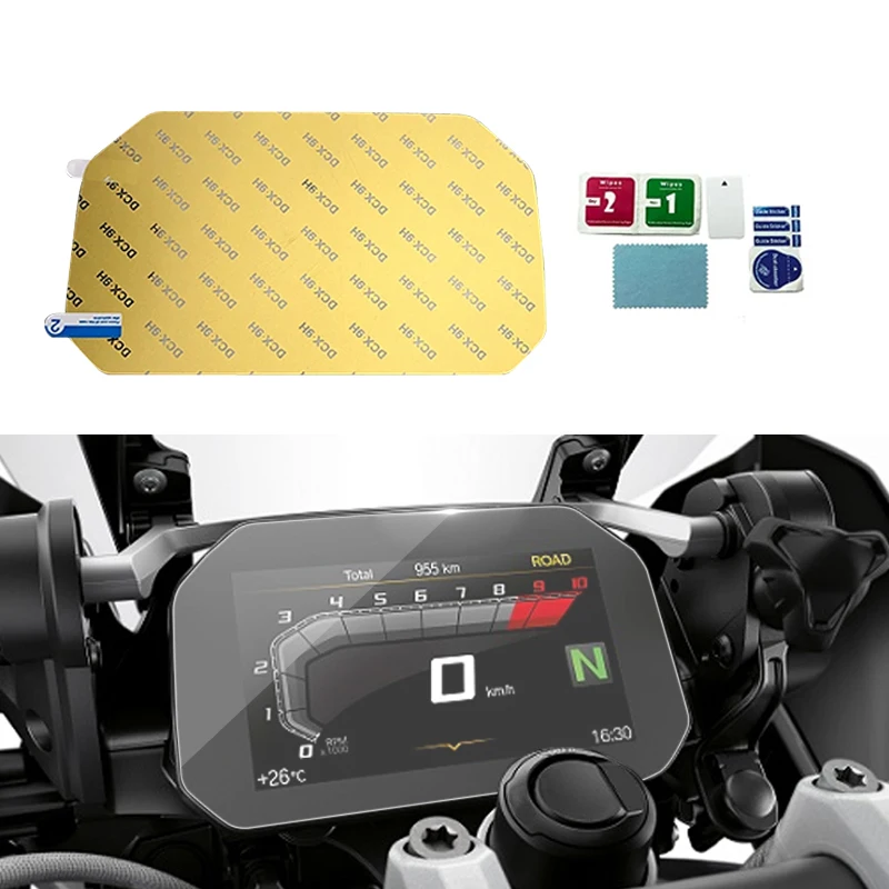 Premium Motorcycle Screen Protector - Superior Scratch Protection Film