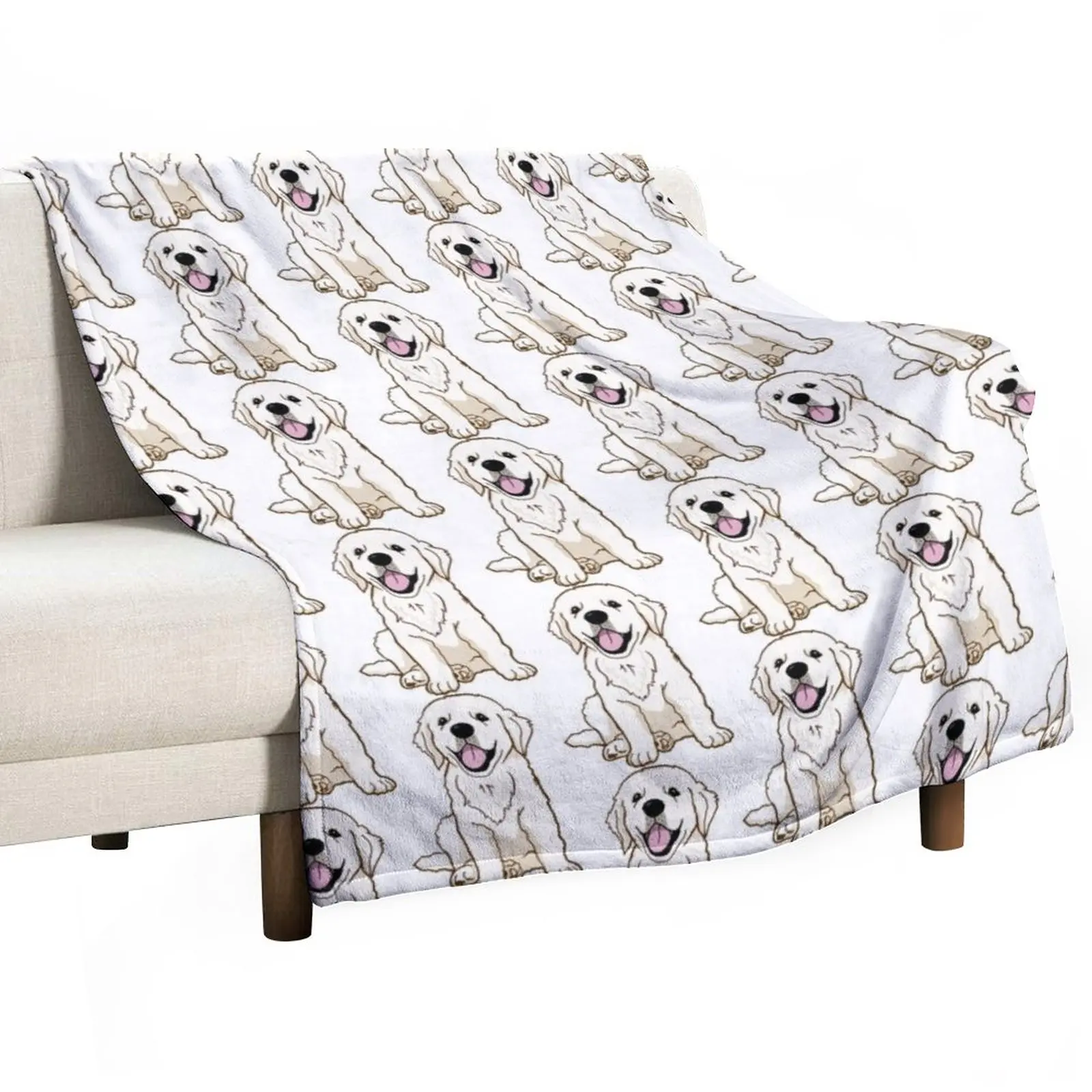 

Golden Retriever Puppy Throw Blanket Cute Sofas For Decorative Sofa Extra Large Throw Blankets