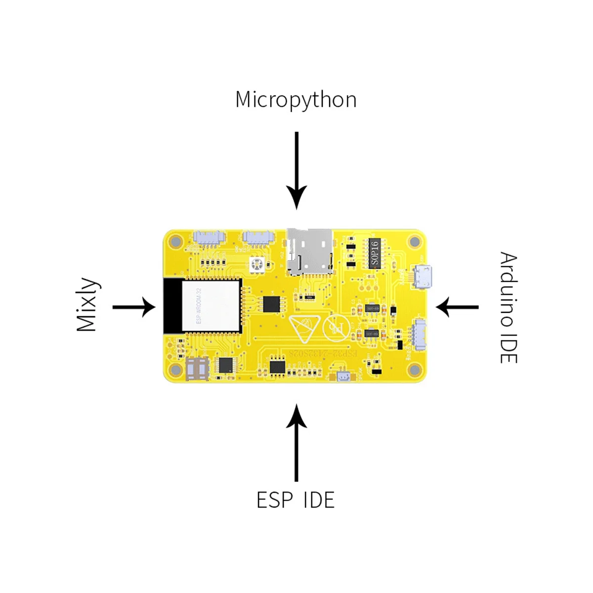 Placa de Desenvolvimento Bluetooth Esp32 Wifi 2.8 Polegada 240x320 Tela de Exibição Inteligente Módulo Tft Tela de Toque Lvgl - Imagem 4