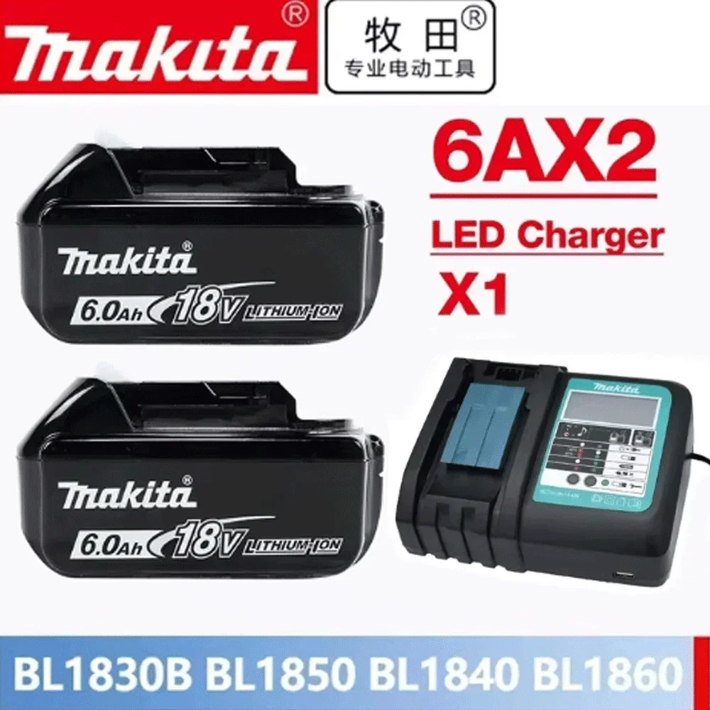 Makita 6Ahx2 ChargX1