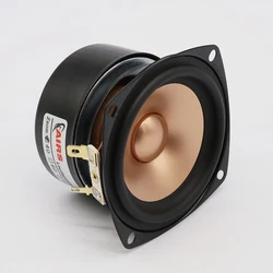 High-Quality 3-Inch Full Frequency Speaker Unit with Metal Ceramic Aluminum Design (4OHM Square 1PCS)