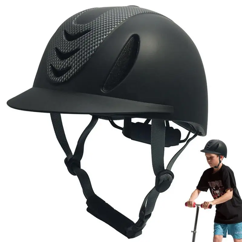 Horse Riding Helmets Breathable Hole Skate Safety Hat Ultra light