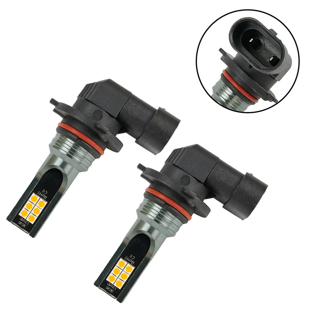 

108W Foglight Bulbs Replacement 2 Pcs Signal 20000LM Tail 3000K Turn 3030 LED Parking 360° Brake DRL Fog Light