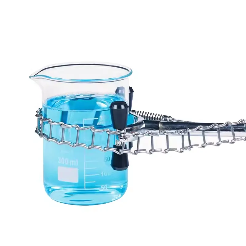 Chain clamp beaker holder can clamp 5000ml beaker laboratory flask chromatography column cross stainless steel