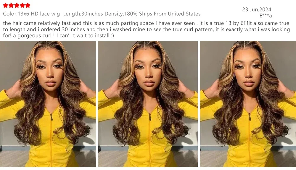 180% 200% Density Remy Human Hair Body Wave Wigs P4/27 Highlight Colored 13x4 13x6 HD Transpatent Lace Frontal Wig 18-46 Inch Pre Plucked Hair For Women