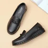 New Spring Women Shoes Low Top Round Head Loafers Waterproof Soft Leather Shoes Solid Color Versatile Casual Shoes Zapatos Mujer 5