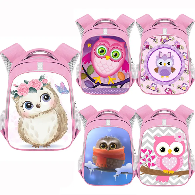 

Cute Anime Bird Owl Pattern Backpack Chilren School Bags for Boys Girls Kindergarten Bag Schoolbags Cartoon Kid Bookbag