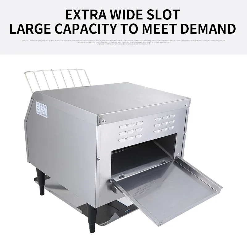 220V chain type toaster for hotel toaster 2050W crawler type automatic toaster with stainless steel body 3