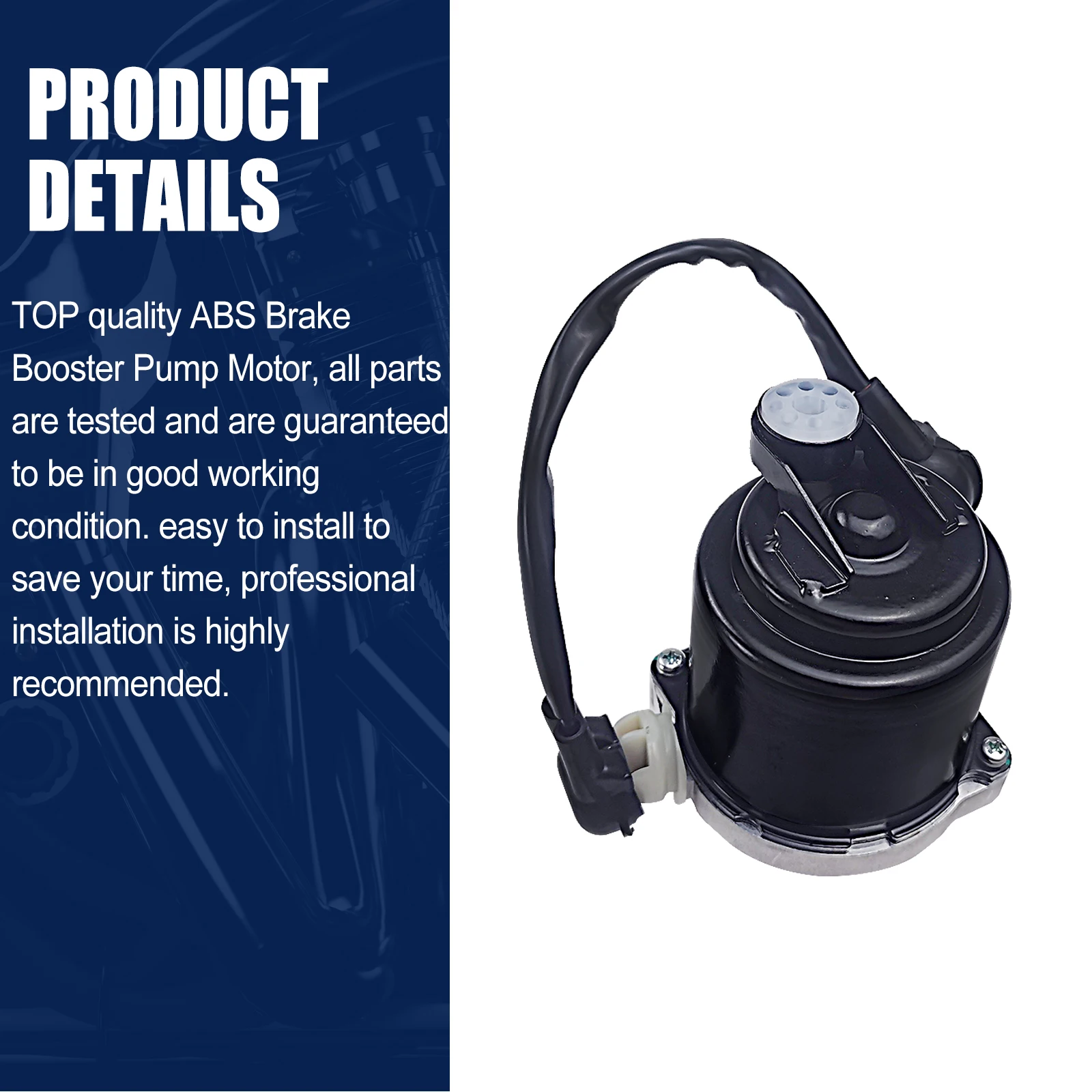 FEXON ABS Pump Brake Booster Motor Assembly Compatible With Lexus GS300 GS430 GX470 SC430 Toyota 4Runner 4796030030 47960-30030 abs brake booster pump
